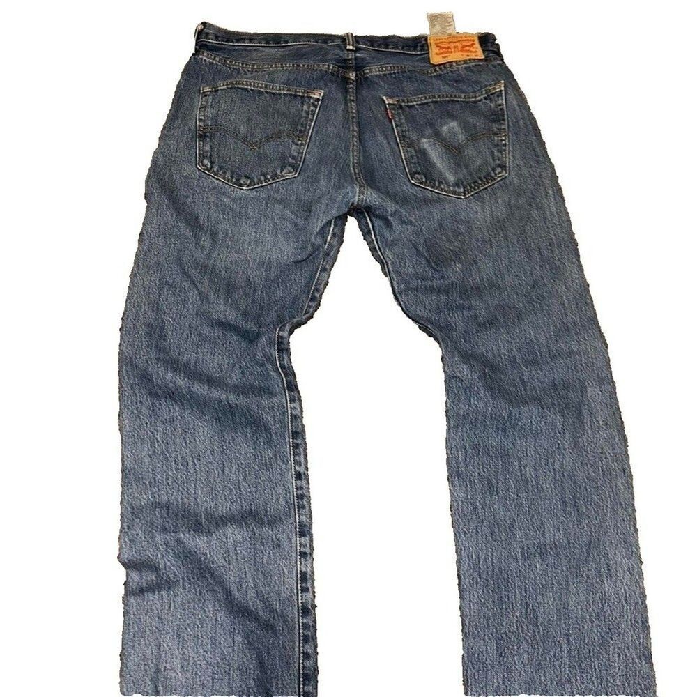 Vintage 90s Levi’s 501 Women’s Jeans 38x30 Red Tab Mid Rise - Picture 2 of 3